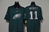 Nike Eagles 11 Carson Wentz Green Vapor Untouchable Limited Jersey,baseball caps,new era cap wholesale,wholesale hats